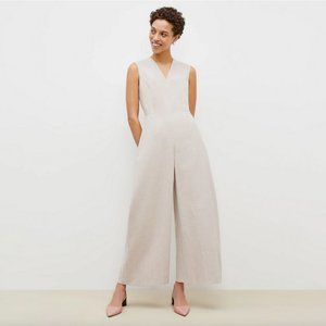 MM Lafleur Beige Sleeveless Jumpsuit